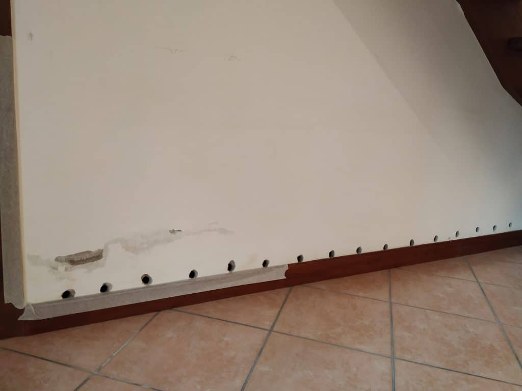 Barriera chimica a Padova per infiltrazioni laterali 