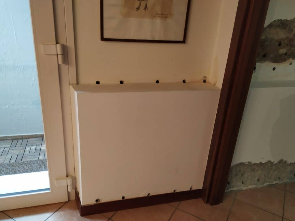 Barriera chimica a Padova per infiltrazioni laterali 