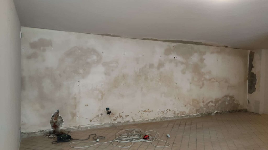 muro umido degrado intonaco