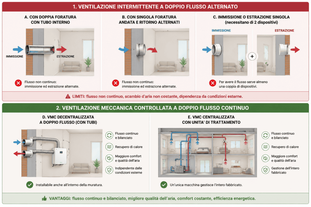Movimento dell’aria e comportamento della ventilazione negli edifici