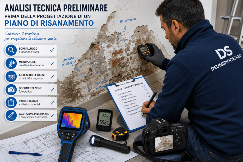 analisi tecnica preliminare prima della progettazione di un piano di risanamento analisi tecnica preliminare prima della progettazione di un piano di risanamento