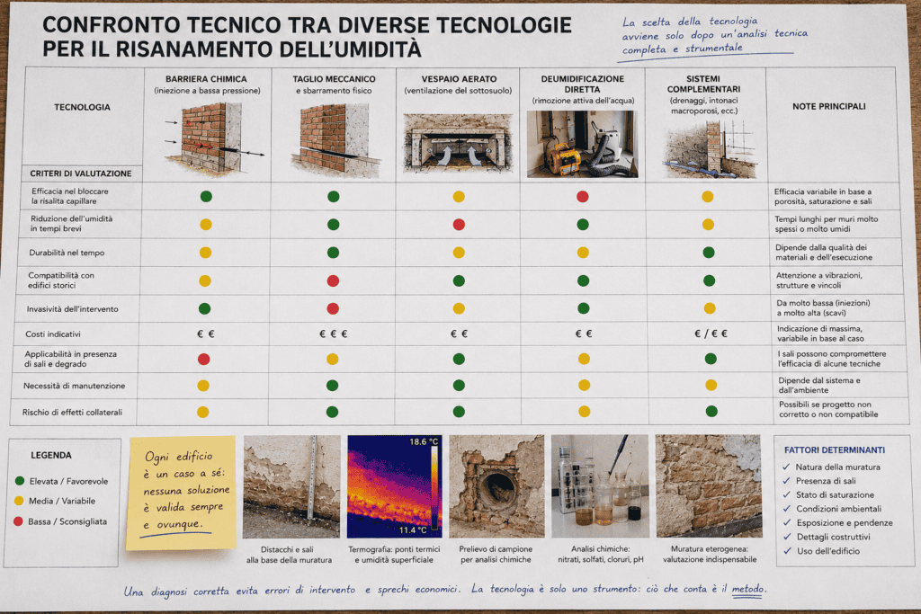 Daniele Stevoli - confronto tecnico tra diverse tecnologie per il risanamento dell'umidità Daniele Stevoli - confronto tecnico tra diverse tecnologie per il risanamento dell'umidità