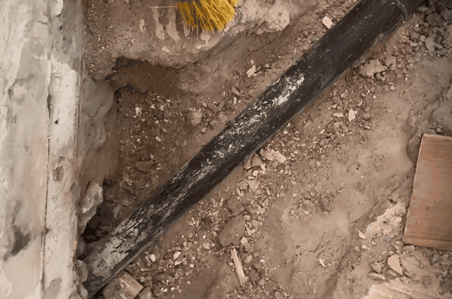 giunzione difettosa tubo di scarico Geberit