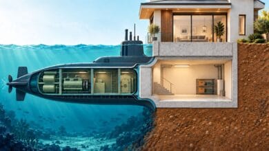 Confronto tra sommergibile immerso e seminterrato controterra soggetti alla pressione dell’acqua